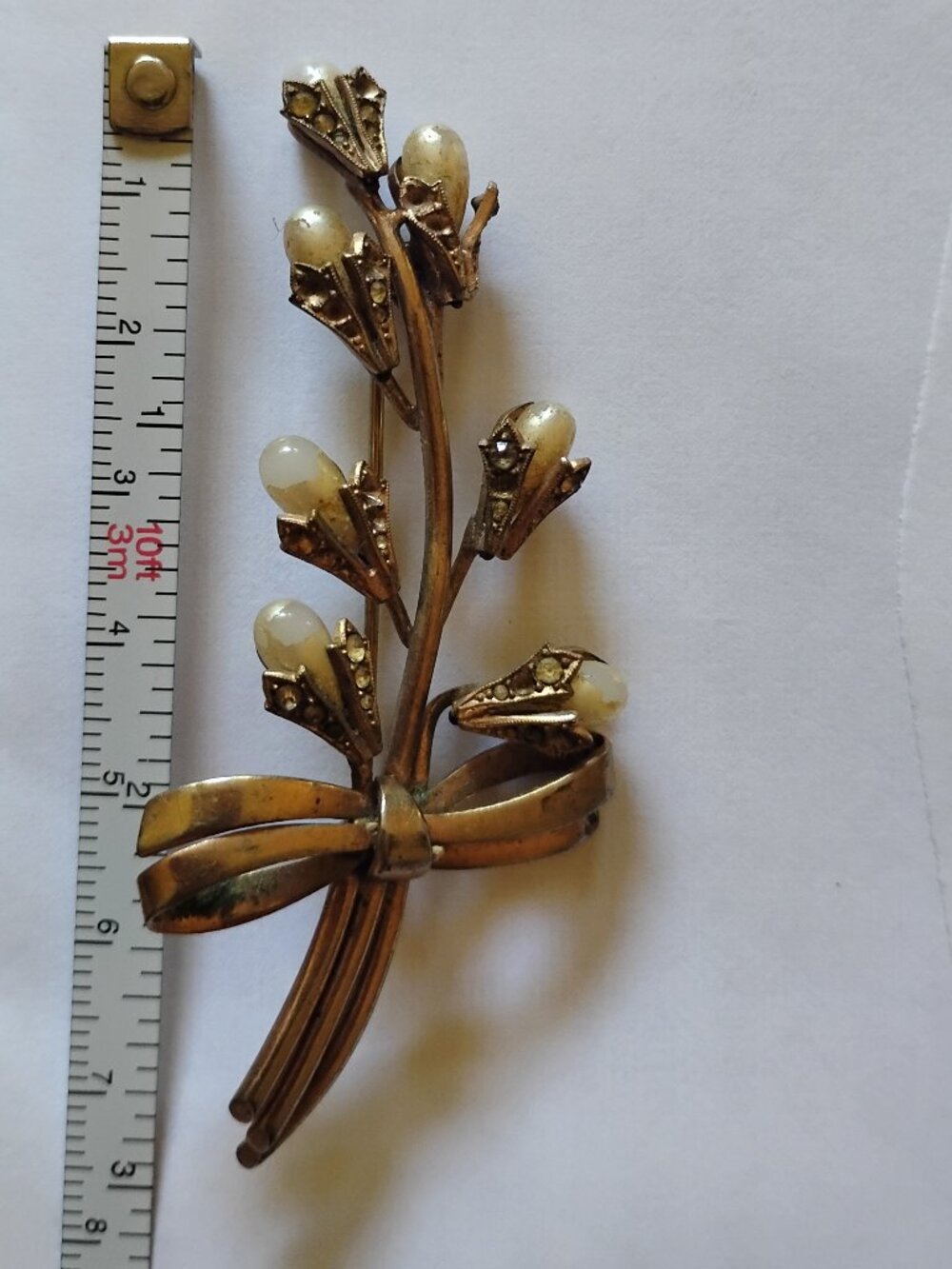 Vintage Cechoslav Brooch 3"